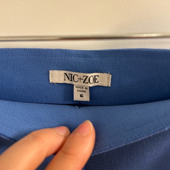 Nic+Zoe Wonderstretch Straight Leg Pants Sz 6 - Picture 2 of 4